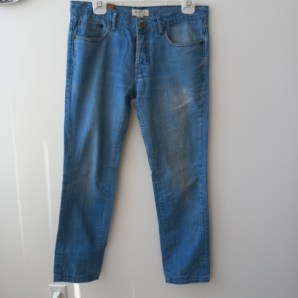 Boga Men's Chicago Blue Jeans Size W31/34 L US